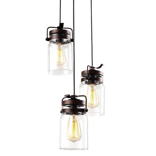 Potrójna lampa wisząca z regulacją wysokości - A780 T8-M96 ze sklepu Edinos.pl w kategorii Lampy wiszące - zdjęcie 178034209