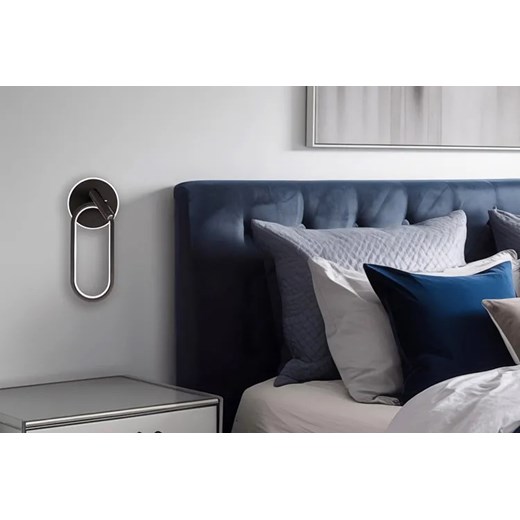 Czarny nowoczesny kinkiet metalowy - D217-Zandax Candellux One Size Edinos.pl