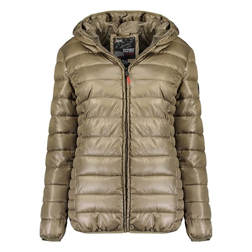 Canadian Peak Kurtka pikowana "Colombiana Hood" w kolorze oliwkowym - id: 11873513 - marki Canadian Peak - 178034615 Canadian Peak Kurtka pikowana "Colombiana Hood" w kolorze oliwkowym ze sklepu Limango Polska w kategorii Kurtki dziewczęce - zdjęcie 178034615