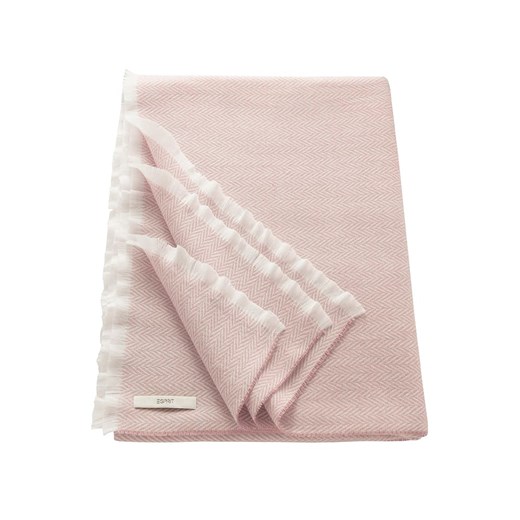 Esprit home Pled "Herringbone" w kolorze jasnoróżowym 150x180 cm okazja Limango Polska