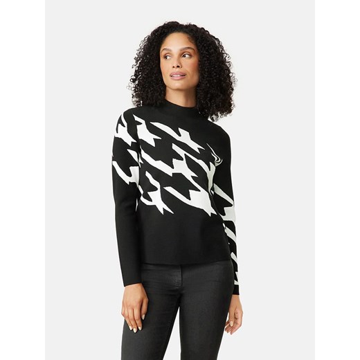 Gerry Weber Sweter w kolorze czarno-białym ze sklepu Limango Polska w kategorii Swetry damskie - zdjęcie 178035186