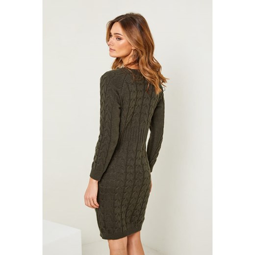 Sukienka So Cachemire z wełny 