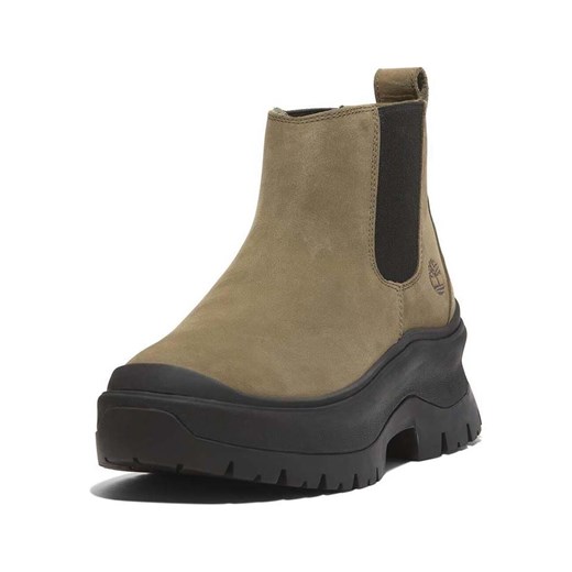 Timberland Skórzane sztyblety &quot;Roxie Lane&quot; w kolorze khaki Timberland 41,5 okazja Limango Polska