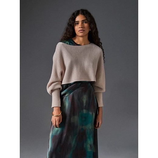 Rodier Wełniany sweter w kolorze beżowym ze sklepu Limango Polska w kategorii Swetry damskie - zdjęcie 178037497