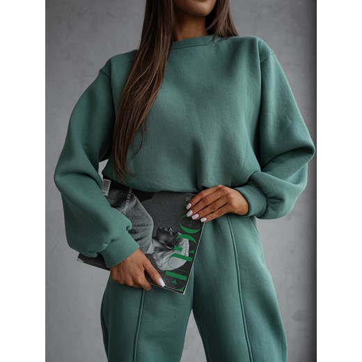 KOMPLET DRESOWU BLUZA+ SPODNIE- BRĄZOWY Olika M olika.com.pl