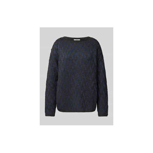 Sweter wełniany z dekoltem w łódkę model ‘Liz’ ze sklepu Peek&Cloppenburg  w kategorii Swetry damskie - zdjęcie 178038899