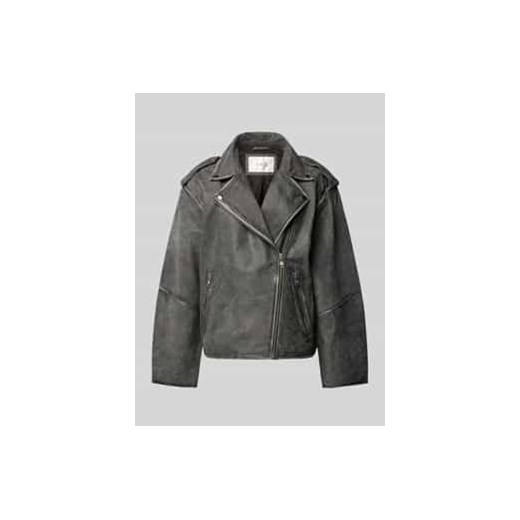 Kurtka z czystej skóry jagnięcej model ‘MAYA’ ze sklepu Peek&Cloppenburg  w kategorii Kurtki damskie - zdjęcie 178039356