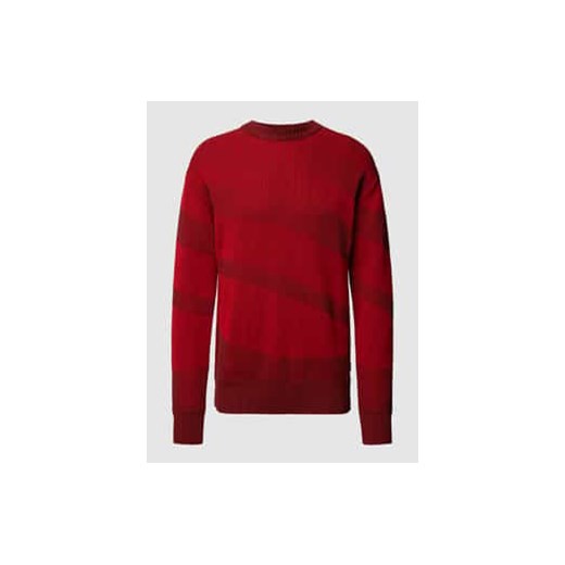 Sweter z dzianiny w stylu Colour Blocking model ‘Arace’ ze sklepu Peek&Cloppenburg  w kategorii Swetry męskie - zdjęcie 178039628