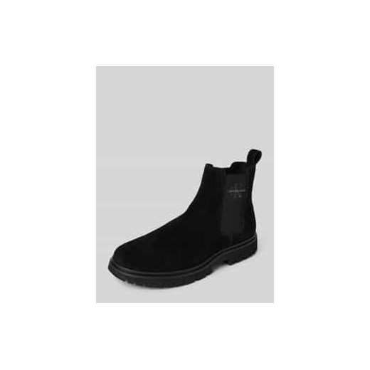 Buty chelsea z elastycznymi wstawkami model ‘EVA’ ze sklepu Peek&Cloppenburg  w kategorii Buty zimowe męskie - zdjęcie 178039815