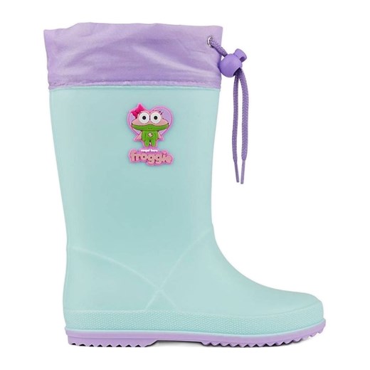 Kalosze Coqui Rainy Collar 8508-637-4402 zielone ze sklepu ButyModne.pl w kategorii Kalosze dziecięce - zdjęcie 178040258