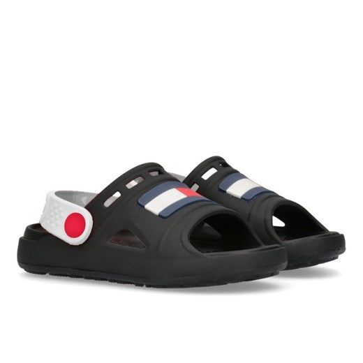 Sandały Tommy Hilfiger T1B2-32262-0083X001 czarne ze sklepu ButyModne.pl w kategorii Sandały dziecięce - zdjęcie 178040259