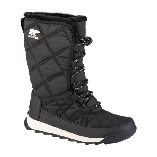 Buty Sorel Whitney Ii Plus Tall Lace Wp 2088261010 czarne ze sklepu ButyModne.pl w kategorii Śniegowce damskie - zdjęcie 178040329