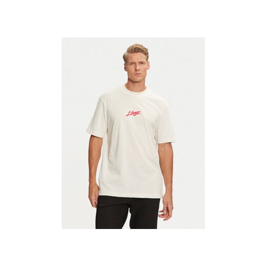 Hugo T-Shirt Dlogotee 50527926 Écru Relaxed Fit M MODIVO