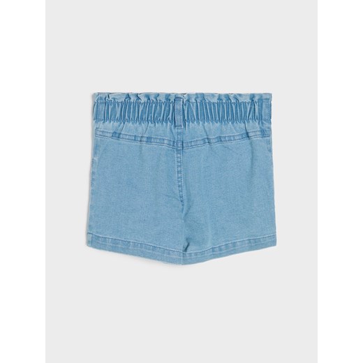 Sinsay - Krótkie jeansy Stitch - niebieski Sinsay 74 Sinsay