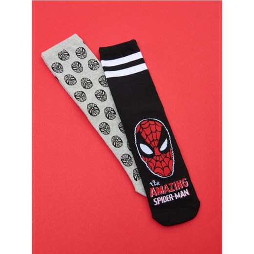 Sinsay - Skarpetki 2 pack Spider-Man - wielobarwny Sinsay 39/42 Sinsay