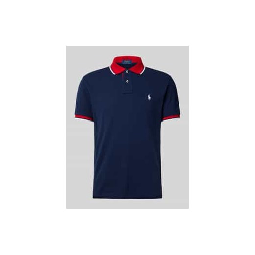 Koszulka polo z wyhaftowanym logo ze sklepu Peek&Cloppenburg  w kategorii T-shirty męskie - zdjęcie 178048606