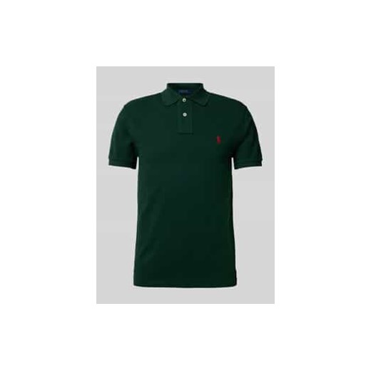Koszulka polo z wyhaftowanym logo ze sklepu Peek&Cloppenburg  w kategorii T-shirty męskie - zdjęcie 178048636