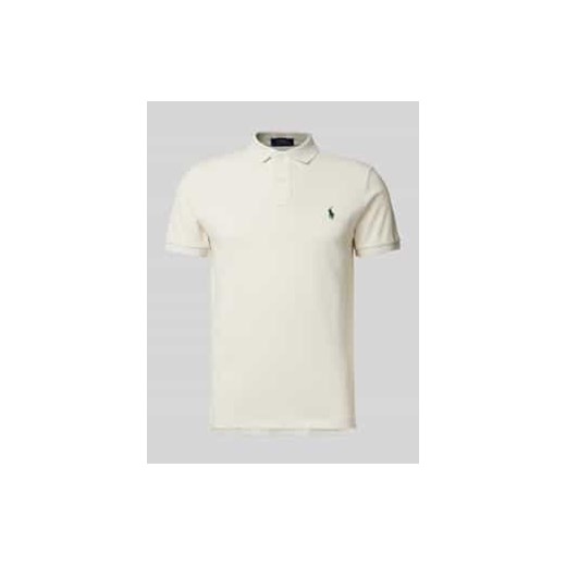 Koszulka polo z wyhaftowanym logo ze sklepu Peek&Cloppenburg  w kategorii T-shirty męskie - zdjęcie 178048696