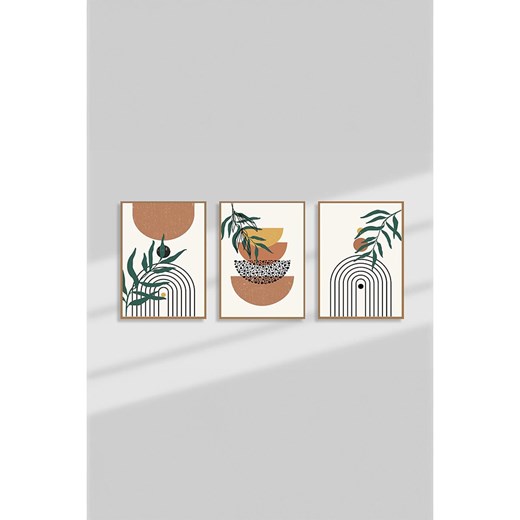 ABERTO DESIGN Druki artystyczne (3 szt.) w ramce - 33 x 48 cm Aberto Design onesize promocyjna cena Limango Polska