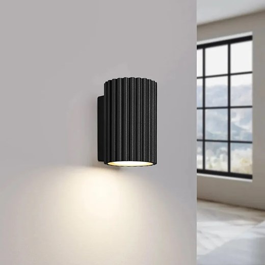 Czarny nowoczesny metalowy kinkiet - D287-Avium Lumes One Size Edinos.pl