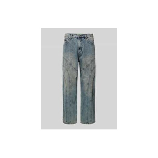 Jeansy o kroju baggy fit z 5 kieszeniami ze sklepu Peek&Cloppenburg  w kategorii Jeansy męskie - zdjęcie 178050388