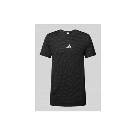 T-shirt z fakturowanym wzorem ze sklepu Peek&Cloppenburg  w kategorii T-shirty męskie - zdjęcie 178050467