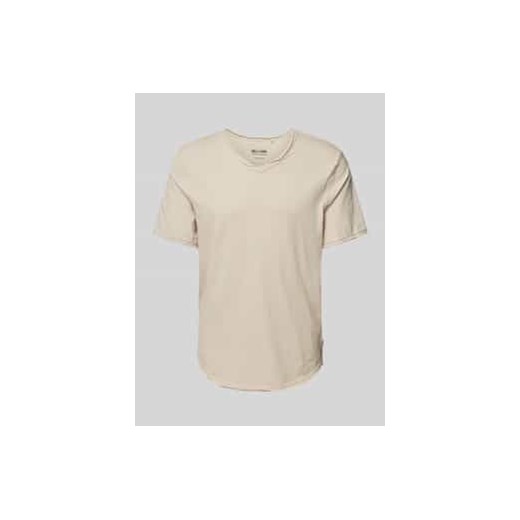 T-shirt z dekoltem w serek model ‘BENNE’ ze sklepu Peek&Cloppenburg  w kategorii T-shirty męskie - zdjęcie 178050559