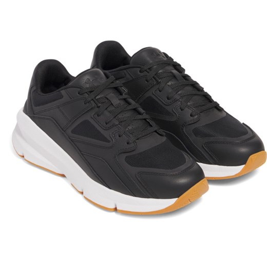 Sneakersy uniseks Under Armour UA Forge 96 Leather Reissue - czarne ze sklepu Sportstylestory.com w kategorii Buty sportowe męskie - zdjęcie 178052155