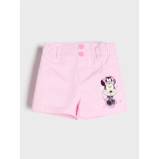 Sinsay - Szorty jeansowe Mickey Mouse - różowy ze sklepu Sinsay w kategorii Spodenki niemowlęce - zdjęcie 178052969
