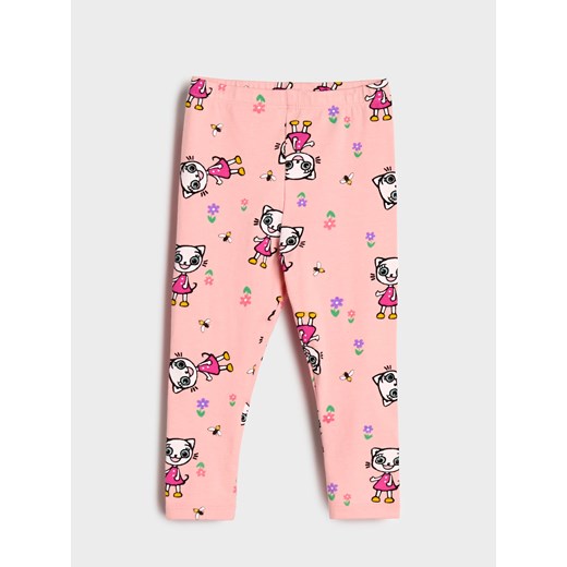 Sinsay - Legginsy 2 pack Kicia Kocia - fioletowy Sinsay 74 Sinsay