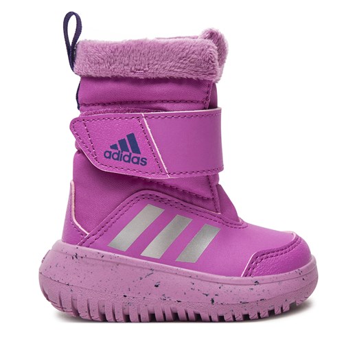 Śniegowce adidas Winterplay I IE8672 Fioletowy ze sklepu eobuwie.pl w kategorii Buty zimowe dziecięce - zdjęcie 178054248