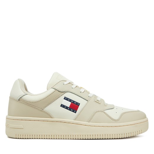 Sneakersy Tommy Jeans Tjm Retro Basket Ess EM0EM01395 Écru Tommy Jeans 46 eobuwie.pl