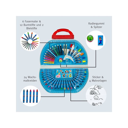 Super Mario Kuferek "Super Mario" do malowania - 3+ Super Mario onesize wyprzedaż Limango Polska