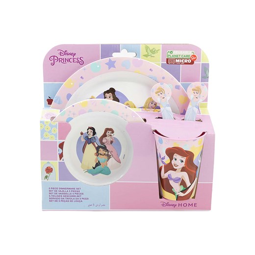 Disney Princess 5-częściowy zestaw &quot;Princess&quot; w kolorze jasnoróżowym ze sklepu Limango Polska w kategorii Naczynia dziecięce - zdjęcie 178055065