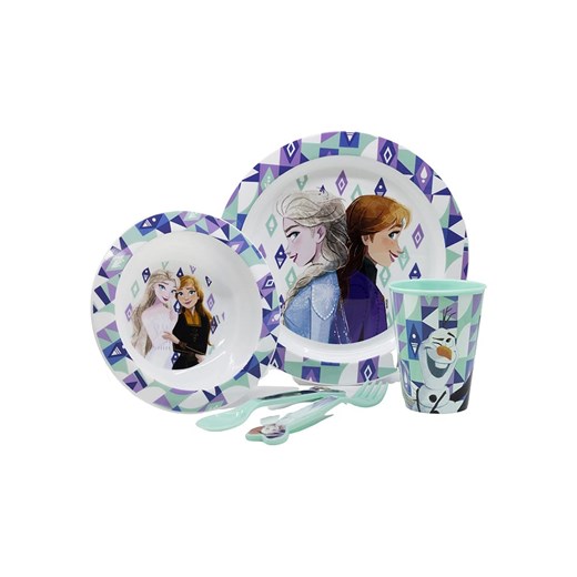 Disney Frozen 5-częściowy zestaw &quot;Frozen&quot; ze wzorem ze sklepu Limango Polska w kategorii Naczynia dziecięce - zdjęcie 178055067