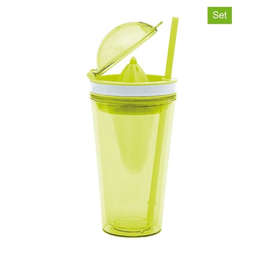 Zak Designs Kubki (2 szt.) w kolorze zielonym - 500 ml ze sklepu Limango Polska w kategorii Kubki - zdjęcie 178055765