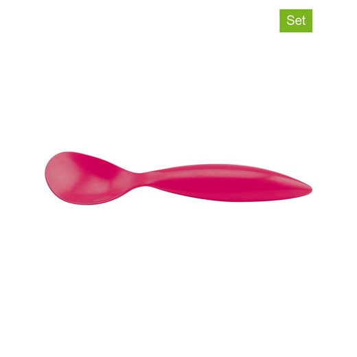 Zak Designs Łyżeczki (4 szt.) w kolorze fioletowym do jajek - dł. 12,5 cm ze sklepu Limango Polska w kategorii Sztućce - zdjęcie 178055766