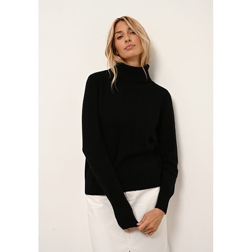 Just Cashmere Kaszmirowy golf w kolorze czarnym ze sklepu Limango Polska w kategorii Swetry damskie - zdjęcie 178056248