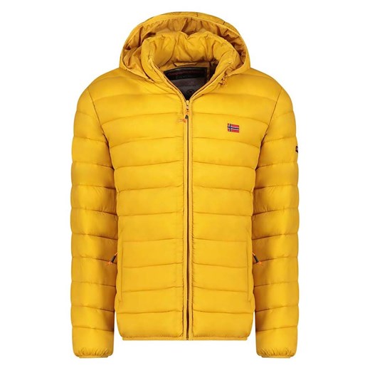 Geographical Norway Kurtka pikowana &quot;Amigolor&quot; w kolorze żółtym ze sklepu Limango Polska w kategorii Kurtki męskie - zdjęcie 178056578