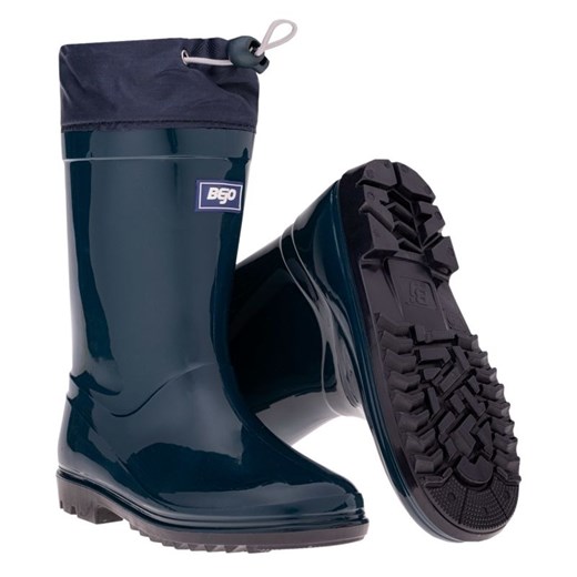 Kalosze Bejo Kai Wellies 92800432333 niebieskie ze sklepu ButyModne.pl w kategorii Kalosze dziecięce - zdjęcie 178059709