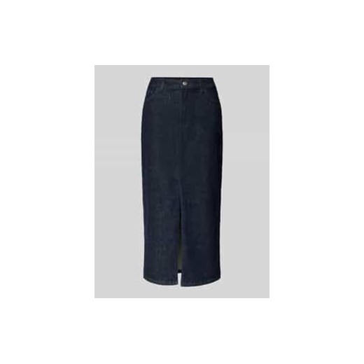 Spódnica jeansowa z rozcięciem ze sklepu Peek&Cloppenburg  w kategorii Spódnice - zdjęcie 178060755