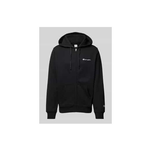 Bluza rozpinana z wyhaftowanym logo ze sklepu Peek&Cloppenburg  w kategorii Bluzy męskie - zdjęcie 178060857