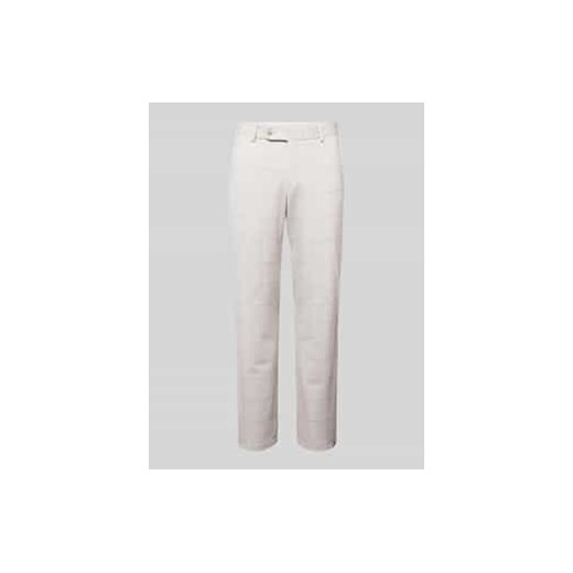Spodnie materiałowe o kroju straight fit ze wzorem w kratę ze sklepu Peek&Cloppenburg  w kategorii Spodnie męskie - zdjęcie 178060985