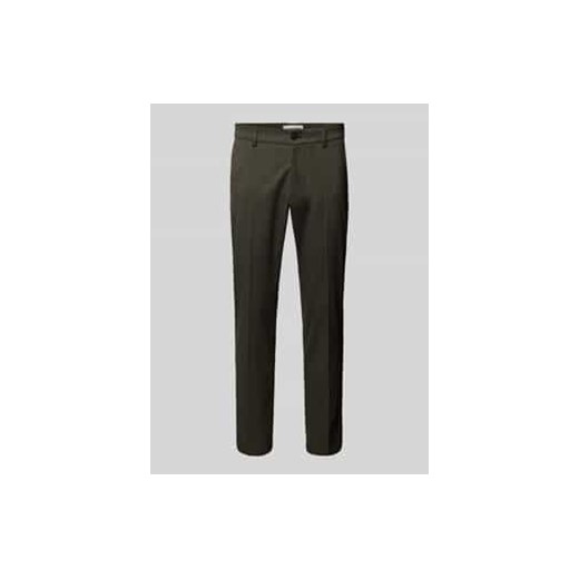 Spodnie do garnituru o kroju slim fit z wpuszczanymi kieszeniami model ‘Ajend’ ze sklepu Peek&Cloppenburg  w kategorii Spodnie męskie - zdjęcie 178061046