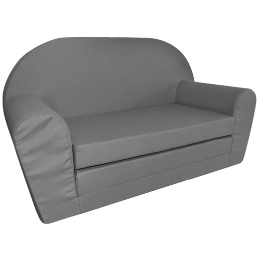 Szara rozkładana sofa dziecięca - Fokser ze sklepu Edinos.pl w kategorii Meble dziecięce - zdjęcie 178062428