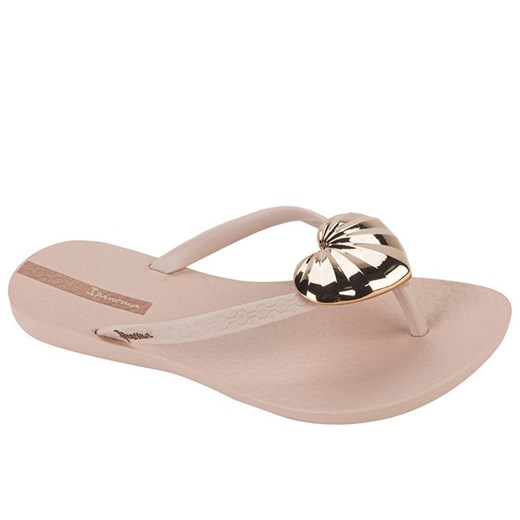 Japonki Ipanema Maxi Fashion III Fem 83590-AS034 - beżowe ze sklepu streetstyle24.pl w kategorii Klapki damskie - zdjęcie 178062618