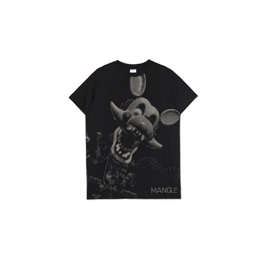 Cropp - Czarna koszulka z Five Nights at Freddy's UNISEX - czarny ze sklepu Cropp w kategorii Bluzki damskie - zdjęcie 178065936
