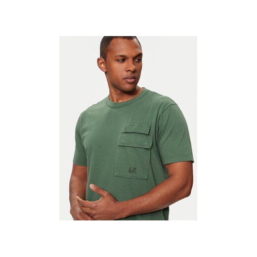C.P. Company T-Shirt 16CMTS211A005697G Zielony Regular Fit M MODIVO