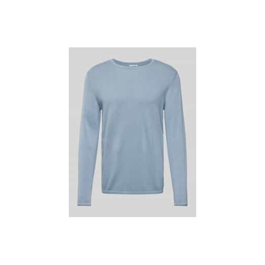 Sweter z dzianiny z okrągłym dekoltem model ‘ELEO’ ze sklepu Peek&Cloppenburg  w kategorii Swetry męskie - zdjęcie 178068647