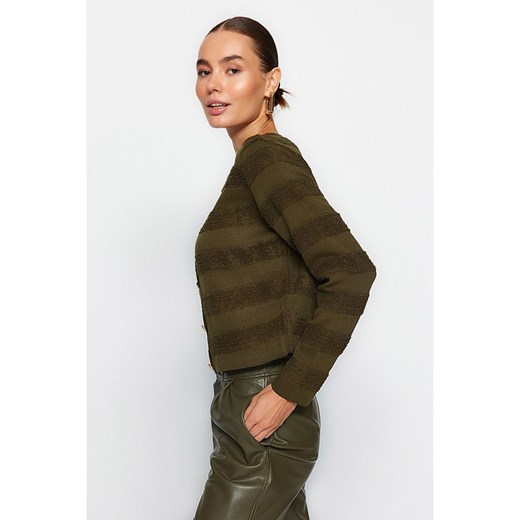 trendyol Kardigan w kolorze khaki Trendyol M okazja Limango Polska